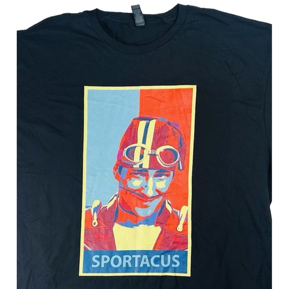 Gildan Other - Sportacus Lazy Town Kids 100% Cotton Comfort Black T-Shirt Mens 2XL